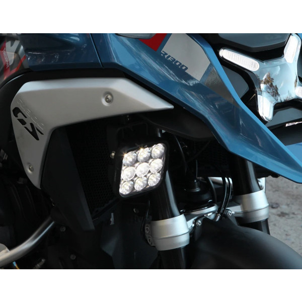 Denali DENALI DL-9 Driving Light w/ DataDim Technology, 9-LED, Elliptical Hybrid Beam